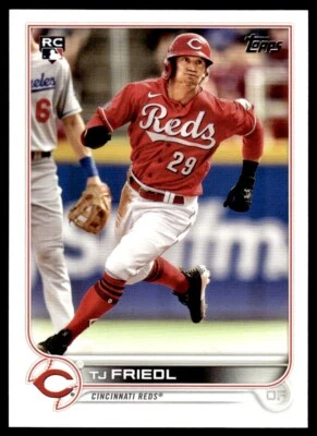 2021 TOPPS ROOKIE TJ Friedl Cincinnati Reds #546 R134 - Image 1 of 2