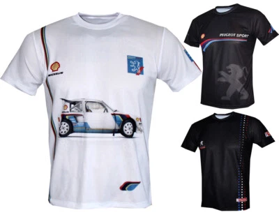 T-shirt Peugeot Sport 207 208 308 2008 3008 rally tuning corsa viaggio regali 6 - Immagine 1 di 3