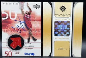 2004-05 Upper Deck Fli6ht Flight Patterns Auto Corey Maggette 6/28 NM w COA RARE - Picture 1 of 6