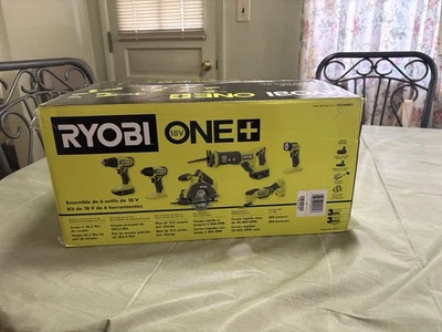 New Ryobi PCL160K2 18V 6-Tool Combo Set - Image 1 of 4