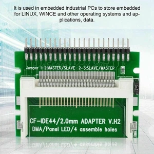 44-Polige Cf-Karte Auf 2,5 "Ide Pc Festplatten-Konverter-Adapter G1A1 M5A3 C4Z2 - Afbeelding 1 van 7