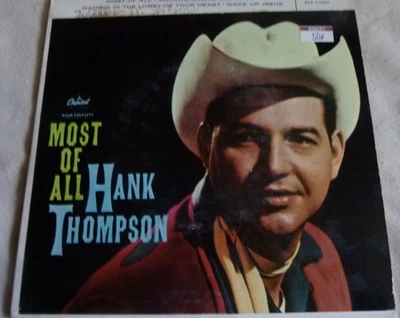 Most of All Hank Thompson   Capitol EAP 1-1360  Picture Sleeve Foto 1 de 4