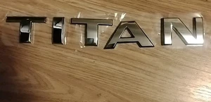 TITAN" emblem, for a Nissan Titan truck. - Bild 1 von 2