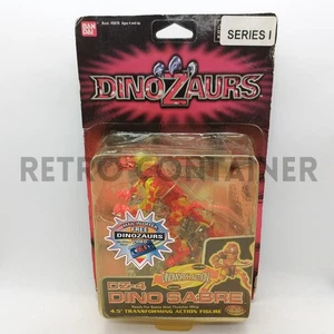 Vintage Action Figure BANDAI DINOZAURS - 1998 DZ-4 Dino Sabre Sunrise MOC NEW - Imagen 1 de 2