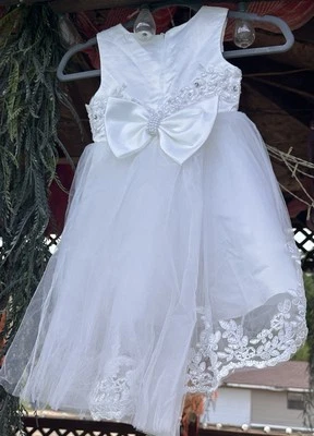 Two Flower Girl Dresses Size 4T - Image 1 of 2