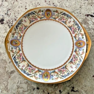 Hutschenreuther Altrohlau Harsburg Porcelain M&Z 10.75" Cake Plate Circa 1909 - Picture 1 of 4