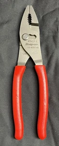 SNAP ON 47ACF 8" TALON GRIP COMBINATION SLIP JOINT PLIERS RED (MVP032841) - Picture 1 of 2