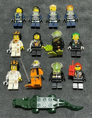 LEGO Agents Minifigure Lot 2x Dr. Inferno, Claw-Dette, Slime Face, & More - Image 1 of 4