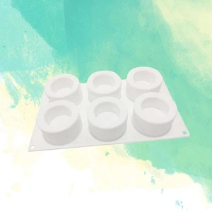 6 Hohlraum Kuchenform DIY Kuchenform 3D Silikonform für Pudding Schokolade - Bild 1 von 11