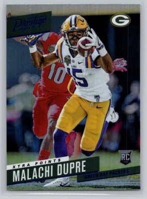 2017 PANINI PRESTIGE #210 MALACHI DUPRE XTRA POINTS BLUE GREEN BAY PACKERS RC - Image 1 of 2