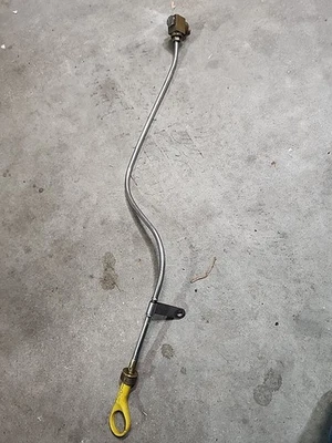 Volvo Penta SX 4.3 GL Cobra Dip Stick Tube Oil Pan Brass Fitting 3855722 3855723 - Image 1 of 4