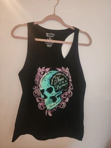 Women Beautiful Disaster Tank Top SZ Xl - Picture 1 of 3