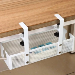 Plateau De Gestion Des Câbles Blanc Sous Le Bureau Pour Garder Le  Du Bureau - Afbeelding 1 van 4