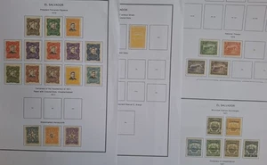 RARE 1910- El Salvador lot of postage stamps Mint - Picture 1 of 5