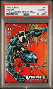 Fleer Amazing Spider-Man #67 Venom 1994 PSA 10 💎 Pop 2 - Imagen 1 de 2