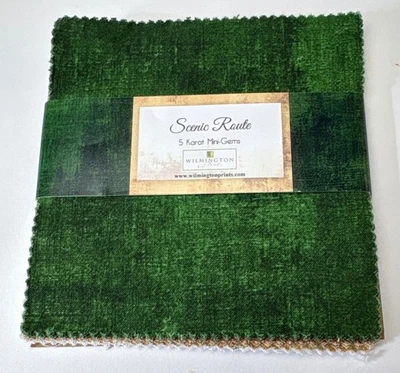 "Cuadrados de tela de algodón Wilmington Prints Scenic Route 5"" 24 piezas manualidades para acolchar" Foto 1 de 4