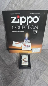 Deagostini Zippo Magazine with Lighter Issue #33 - Merry Christmas NEW  - Picture 1 of 10
