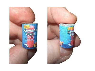 Dollhouse Miniature Vintage Hawaiian Punch Cans - Image 1 of 4