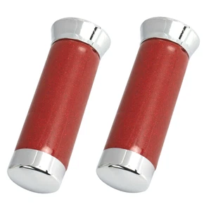 CUSTOM Bicycle Grips VINYL SPARKLE RED Lowrider Beach Cruiser Bikes  - Picture 1 of 1