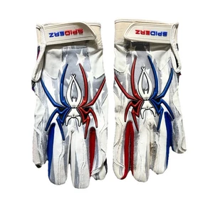 Spiderz Hybrid Schlaghandschuhe Large rot weiß blau Patriotic Edition gebraucht - Bild 1 von 20