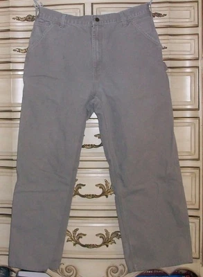 Vintage Men's Carhartt B11 DES Duck Canvas Carpenter Pants Dungaree Fit 36 x 29 - Image 1 of 4