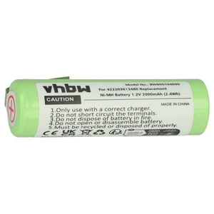 Batería reemplaza Philips 422203613480 2000mAh 1,2V - Imagen 1 de 9