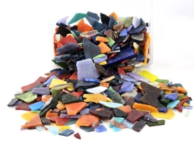 Casa-Poador Glasmosaik Mosaiksteine Bunt Bruchglas Tiffany Mix Diy Glas