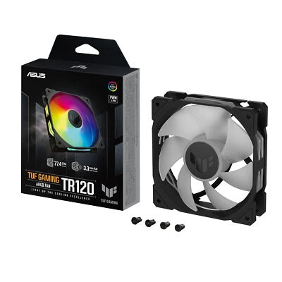 ASUS TUF Gaming TR120 ARGB Fan - Single Pack Computer case 12 cm Black - Image 1 of 4