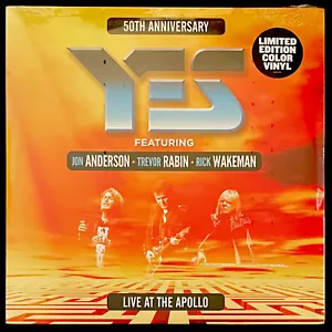 YES Anderson Rabin Wakeman Live At The Apollo 3xLP Orange Vinyl - Sealed & NM-MT - Picture 1 of 2