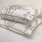 Pair of Laura Ashley Cushion Cover Sliver Grey Iris Pussy Willow Fabric 17