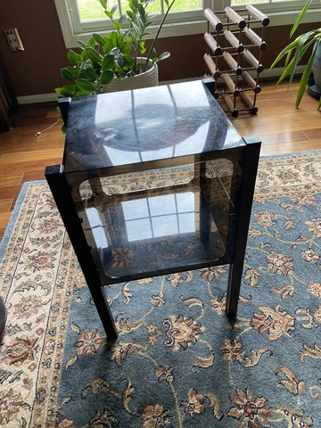 Vintage Mid Century Modern Acrylic Plastic Table Cover