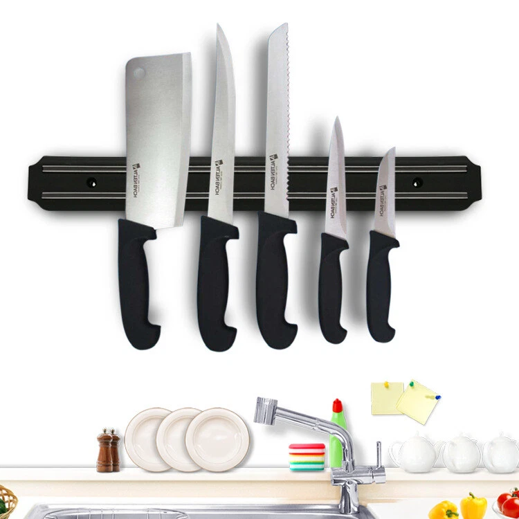Wall Mount Magnetic Knife Scissor Storage Holder Rack Strip Kitchen Tool - Image 1 of 4
