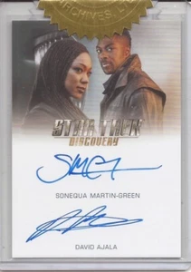 Star Trek Discovery Season 4: 6 Case S Martin-Green, D Ajala Dual Autograph Card - Picture 1 of 1