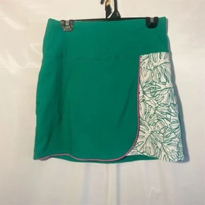 Lady Hagen Women's Green Floral Wrap Golf Skort Size S Casual -E5 - Picture 1 of 6