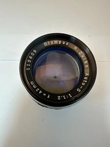 Olympus H.Zuiko Auto-S 42mm f/1.2 TV Lens, for TV Converted C Mount Screw Mount - Picture 1 of 6