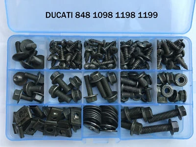 Complete Fairing Bolts Bodywork Screws Kit For DUCATI 848 1098 1198 1199 Q - Изображение 1 из 4