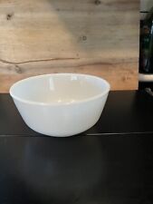 Anchor Hocking Fire King Vintage Oven Ware White Milk Glass Mixing Bowl #18 Usa
