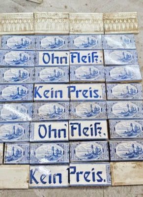 Fliesen Fliesenbild Spruch Ohn Fleiß kein Preis - Bild 1 von 4