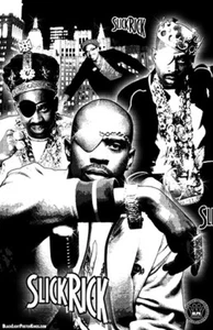 SLICK RICK 11x17 "Black Light" Poster - Picture 1 of 1