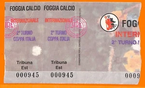 C2219- Vecchio BIGLIETTO PARTITA CALCIO- ANNI 70  INTER - Imagen 1 de 1