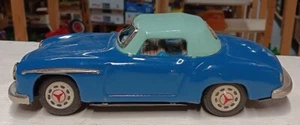 Blue Mercedes 300SL Toy Car, made in Japan Vintage - Picture 1 of 7