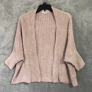 Barefoot Dreams Cardigan Womens CozyChic Lite Ribbed Knit Batwing XXS/XS Pink - Picture 1 of 10