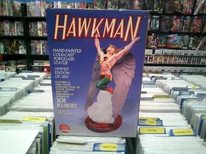 Hawkman Limited Edition Statue Joe Kubert Neu 2001 Porzellan DC Comics Amricons - Bild 1 von 10