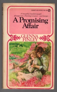 A Promising Affair 1974 Paperback Book Glenna Finley Romance 11 - Imagen 1 de 4