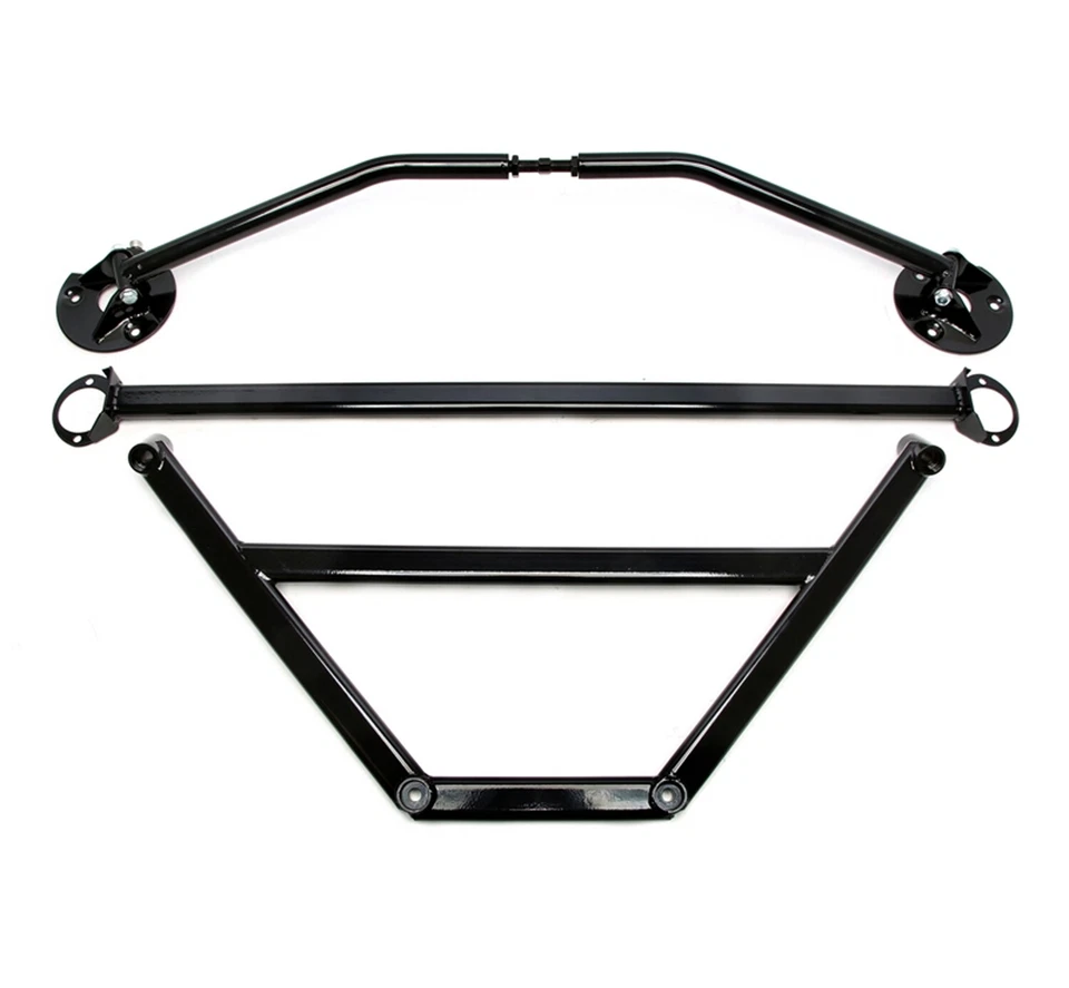 TA Technix Barra Duomo Acciaio Kit 3 Pezzi VA HA Nero Adatto per BMW Serie 3 E30