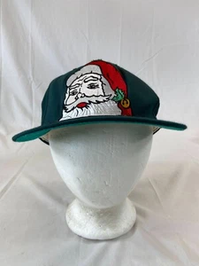 Santa Baseball Cap Snapback Mütze Weihnachtszeit grün American Needle Embroider - Bild 1 von 10