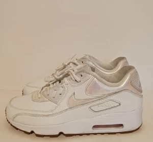 Nike Air Max Sneakers Youth Girls Women's Size 6.5Y White 897987-101 - Picture 1 of 8