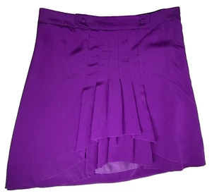 Chloe Puple Silk Mini Skirt Size T38/US 6 NWT - Picture 1 of 8