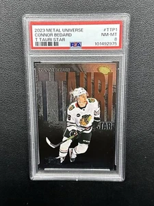 2023-24 Skybox Metal Universe ❄️ Connor Bedard RC ❄️ T Tauri Star 🌟 PSA 8 - Picture 1 of 2
