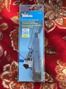 Ideal (#35-185) - Non-Impact Punch Down Tool - 110 style - Cat 3, Cat 5e, Cat 6 - Picture 1 of 6